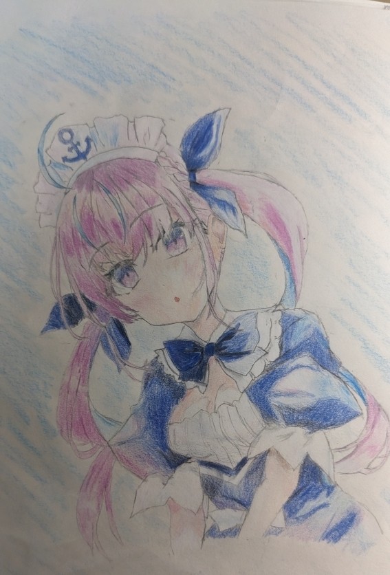 こっちを見つめるあくたん