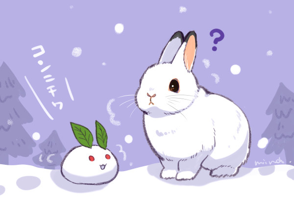 雪うさぎ