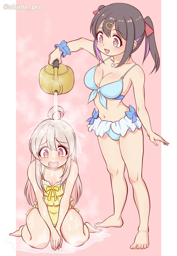 お湯をかけても、男に戻らない！