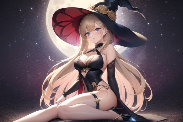 月夜の魔法少女
