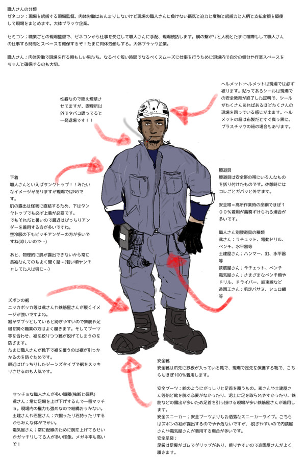 職人さんの解説