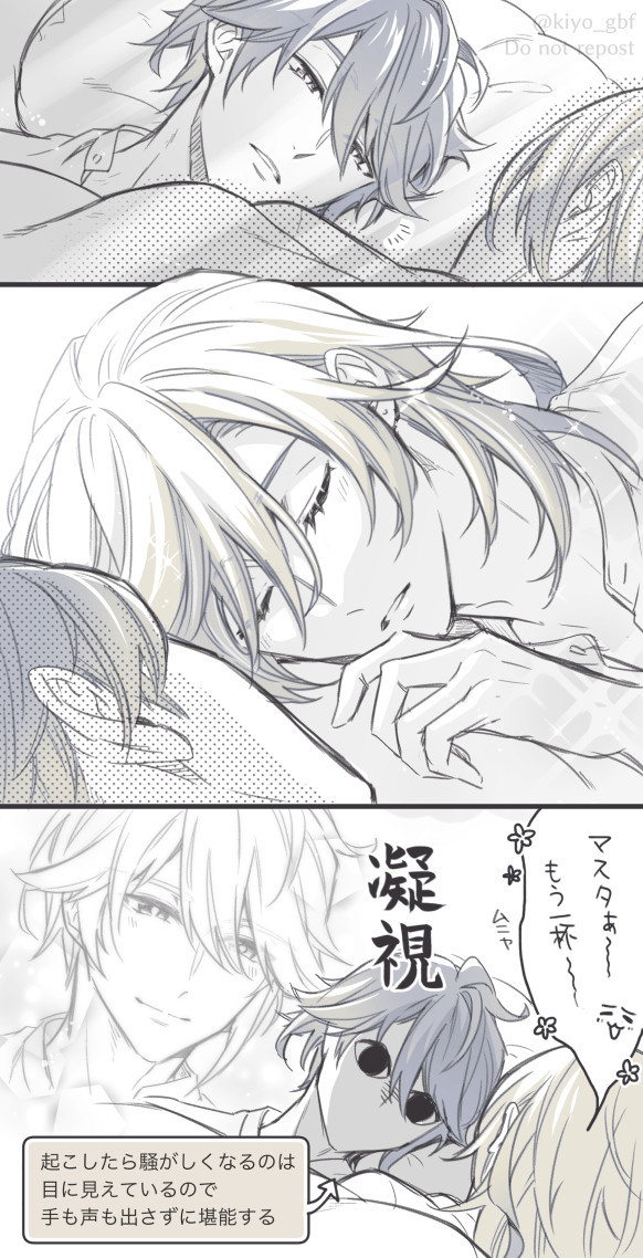 【アルカヴェ】お互いの寝顔の楽しみ方