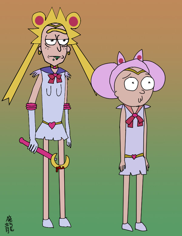Sailor Sanchez and Chibusa Smith