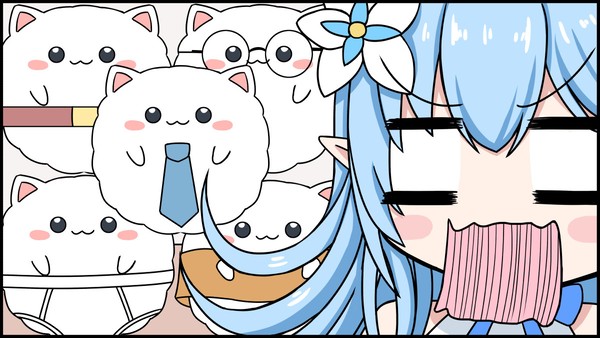 【ホロライブ】雪民の服装にドン引きする雪花ラミィ
