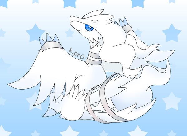 ポケモン　レシラム　もっちりデフォルメ
