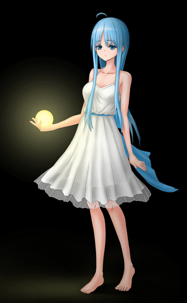 青髪少女