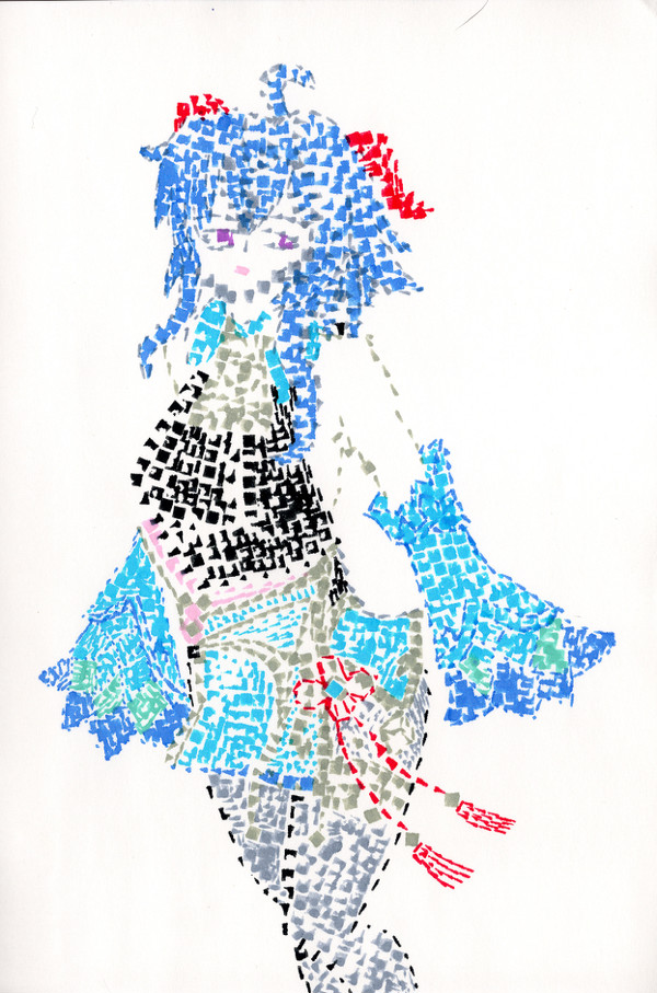 初描き/甘雨