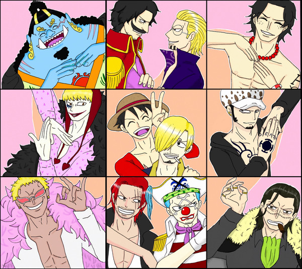ONE PIECEキャラでハート絵　part2