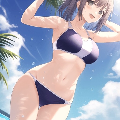 水着少女