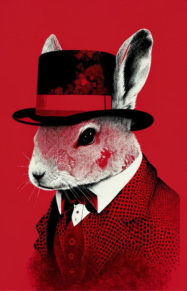 紳士兔(gentleman rabbit)