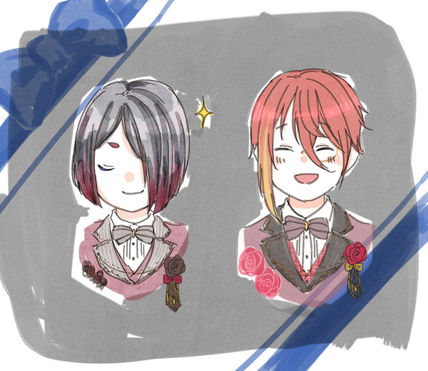 あくねこ落書きバレンタイン