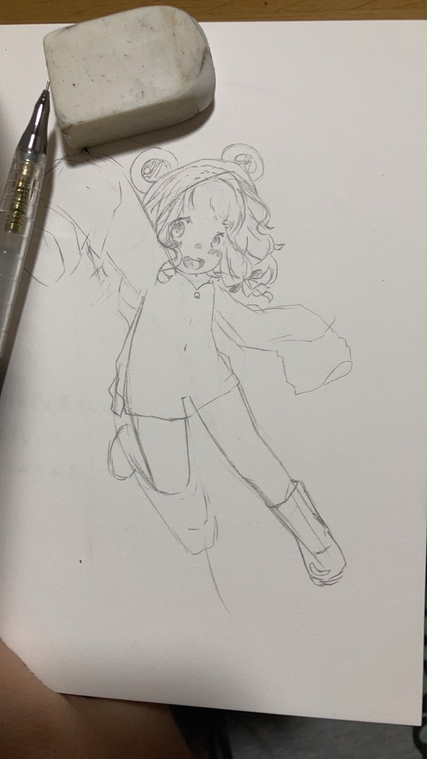 落書き:雨合羽ろりずきん