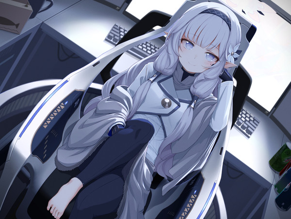 超天才清楚系病弱美少女ハッカー