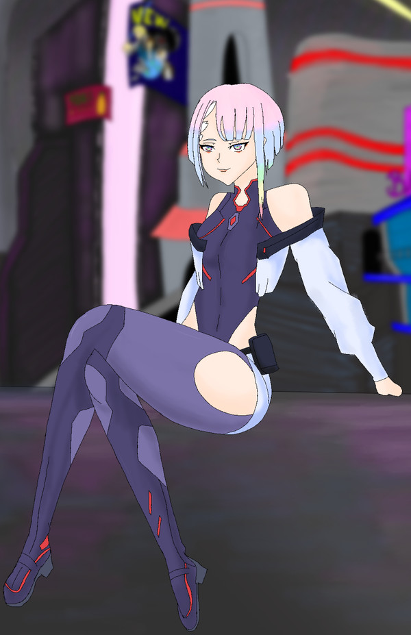 Lucy from cyberpunk edgerunners