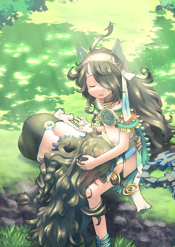 泣きつかれて寝てしまった