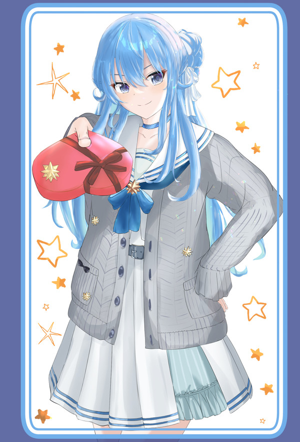 はい、チョコ