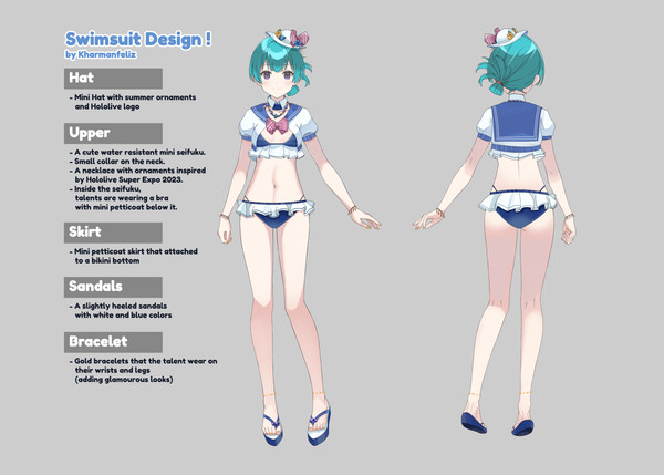 Hololive Contest-Swimsuit Design