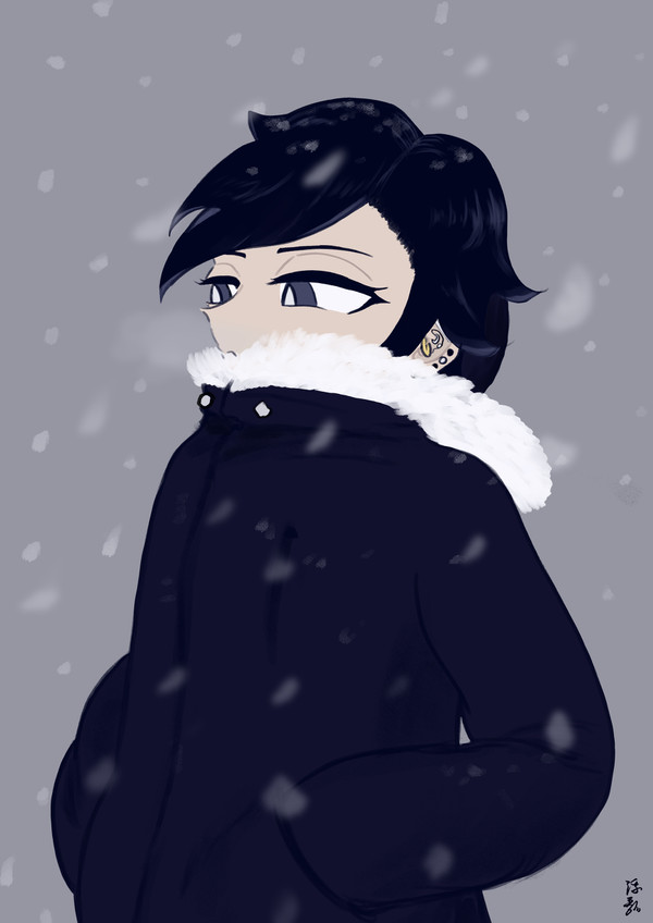 雪中