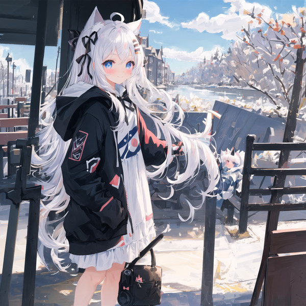 白髪の少女