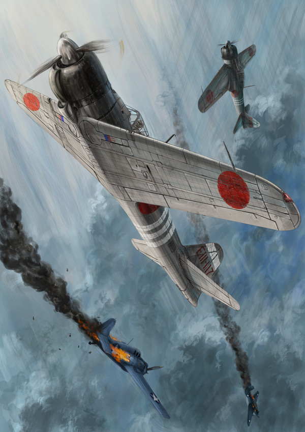 ゼロ戦21型『日高盛康大尉乗機 』
