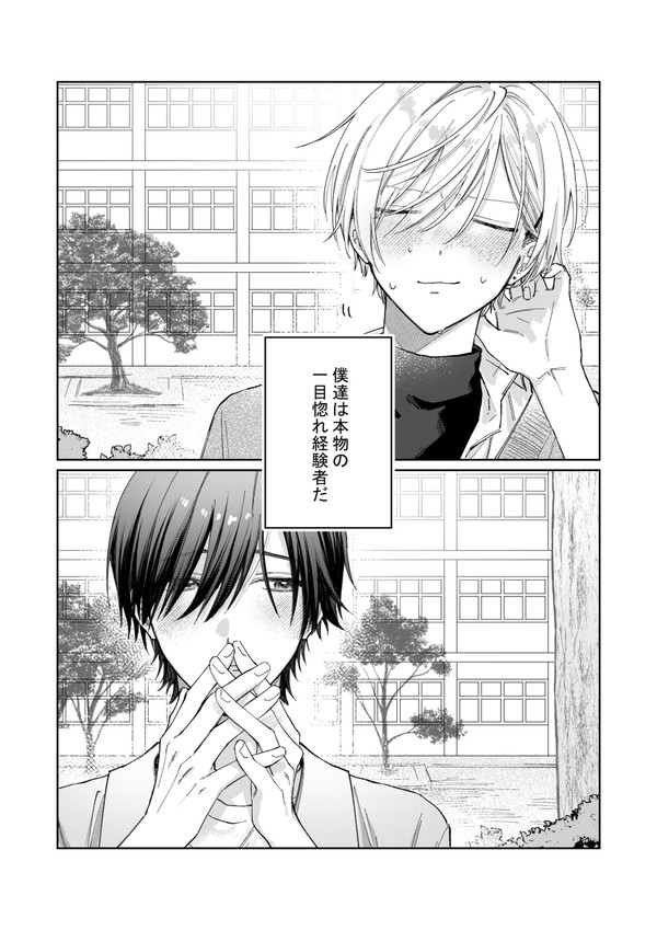 一目惚れする2人