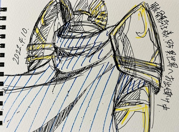 【アニメ】落書き「骸骨騎士様、只今異世界へお出掛け中」 