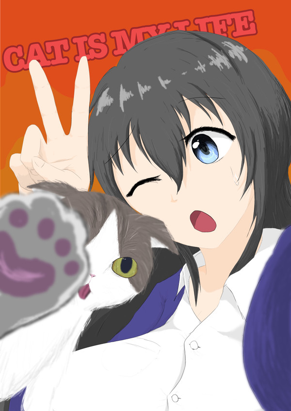 プロフィール用画像兼iPad用壁紙イラスト