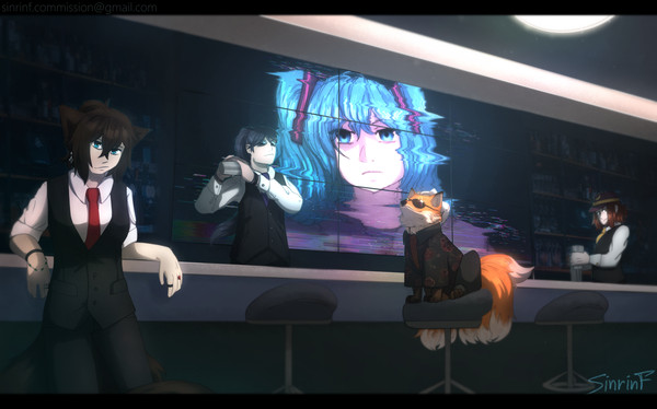 Cyberpunk Bar