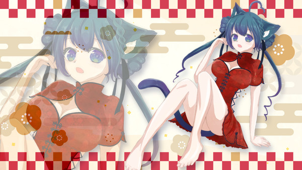 チャイナ服の女の子