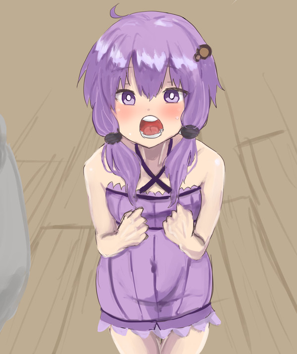 ゆかりさんに口の中を見せてもらう