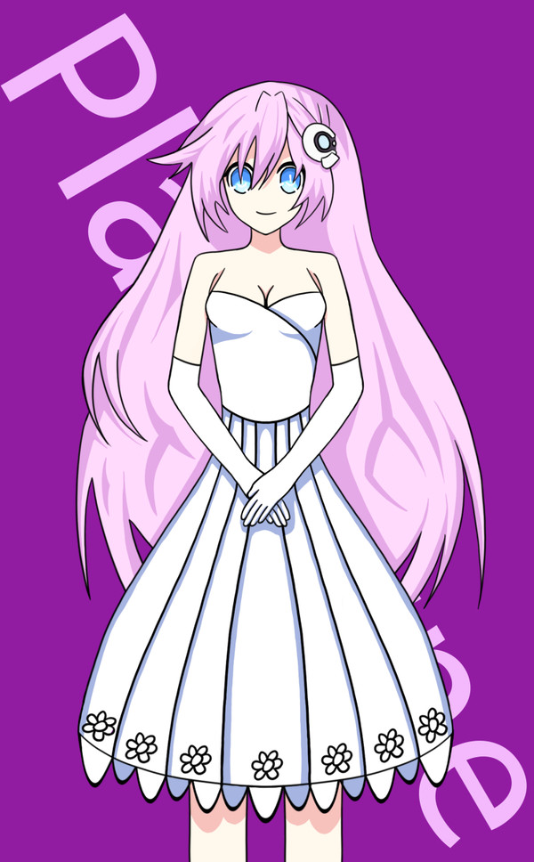 Nepgear in a dress