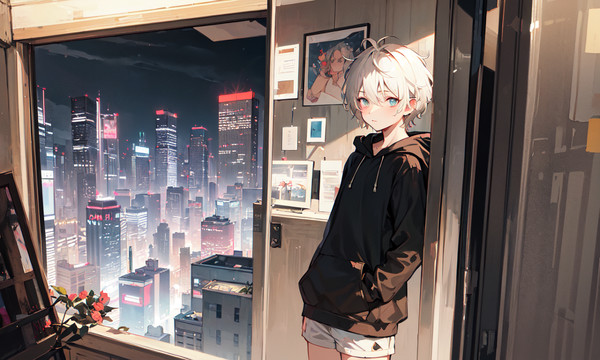 赛博城市与少年