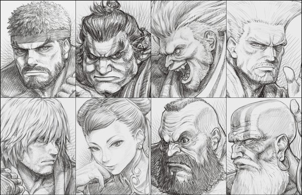 PLAYER SELECT (SF2-style)
