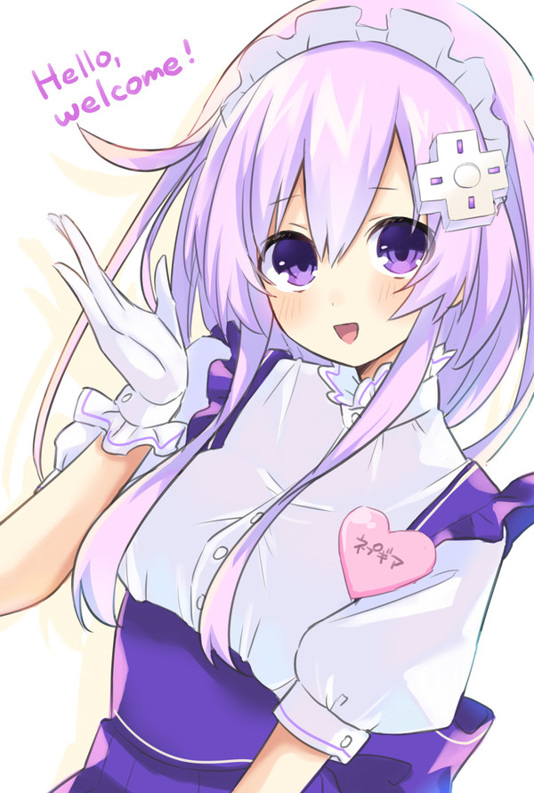 ネプギアちゃん　ウェイトレス制服
