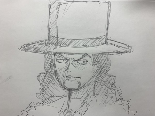 シャーペンでささっとルッチさん