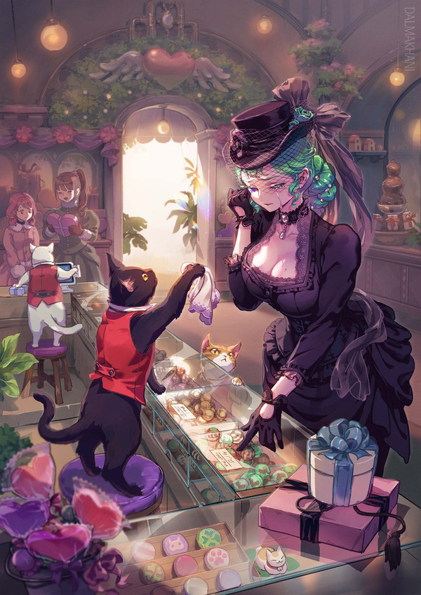 Comfort Shop & The cat