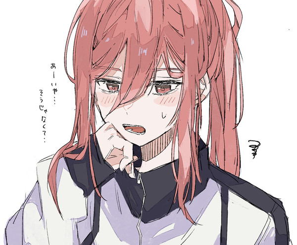 照れてる千切くん