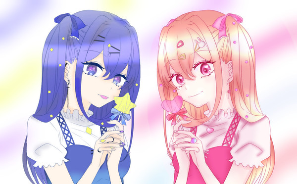 お友と合作！！( ᐛ 👐)