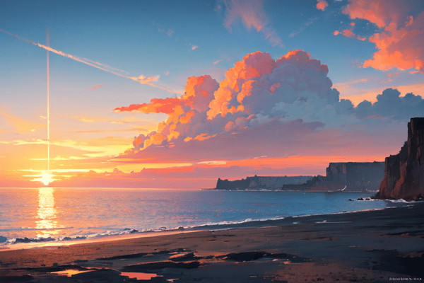 Sea (sunrise)