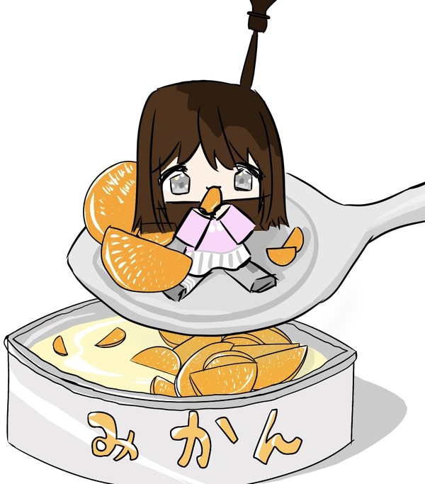 チョコがけ幼女🍊