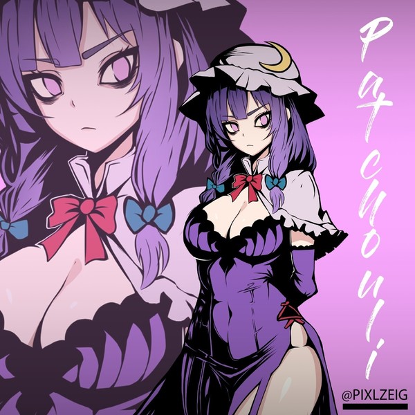 Patchouli Knowledge Fanart