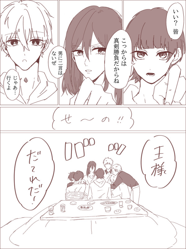 潔総受け王様ゲーム
