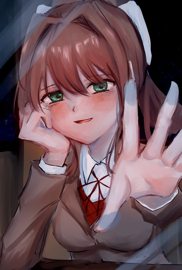 Just Monika.