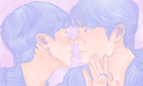 "뽀뽀하고 싶었습니다"