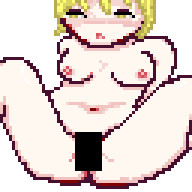 ドット金髪少女