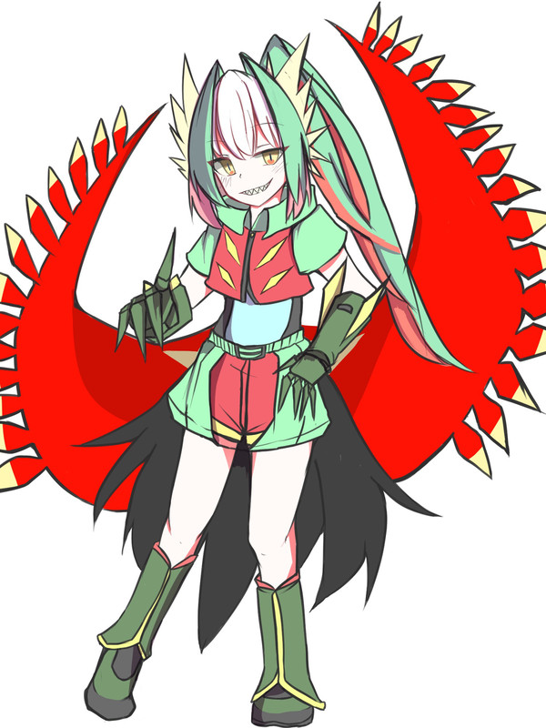色トドロクツキの擬人化