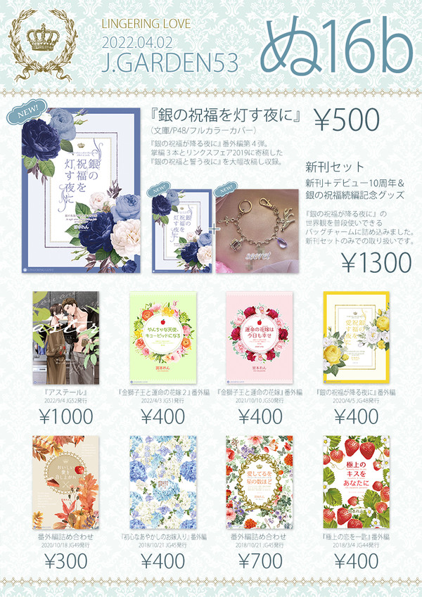 J.GARDEN53 お品書き