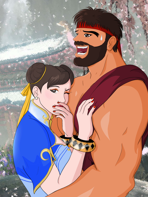 Chun-Li and Ryu