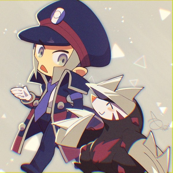 ノボリさんとドリュウズ