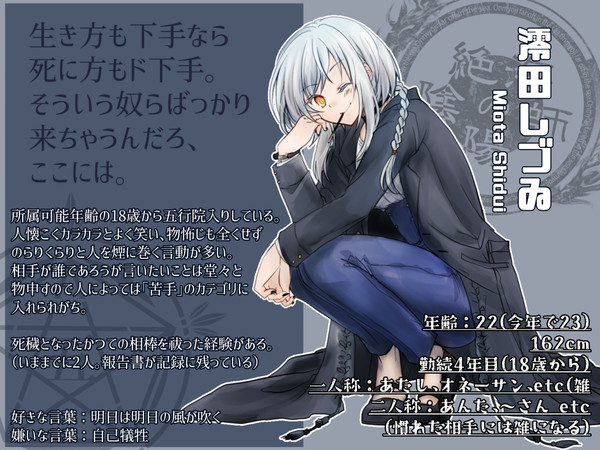 【絶海下】澪田しづゐ【五行院】